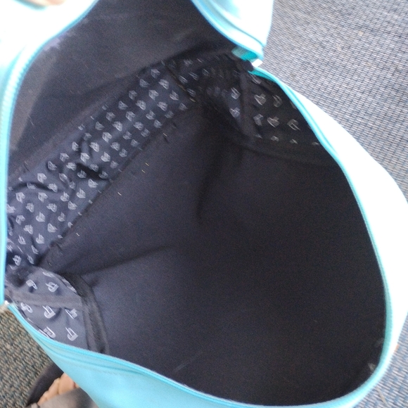 Jon Hart Backpack In Ocean Blue Coated Canvas-Size Large - Picture 12 of 12